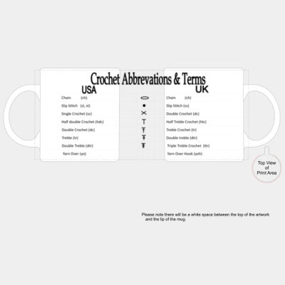 Crochet Terms & Abbreviations USA & UK Thumbnail